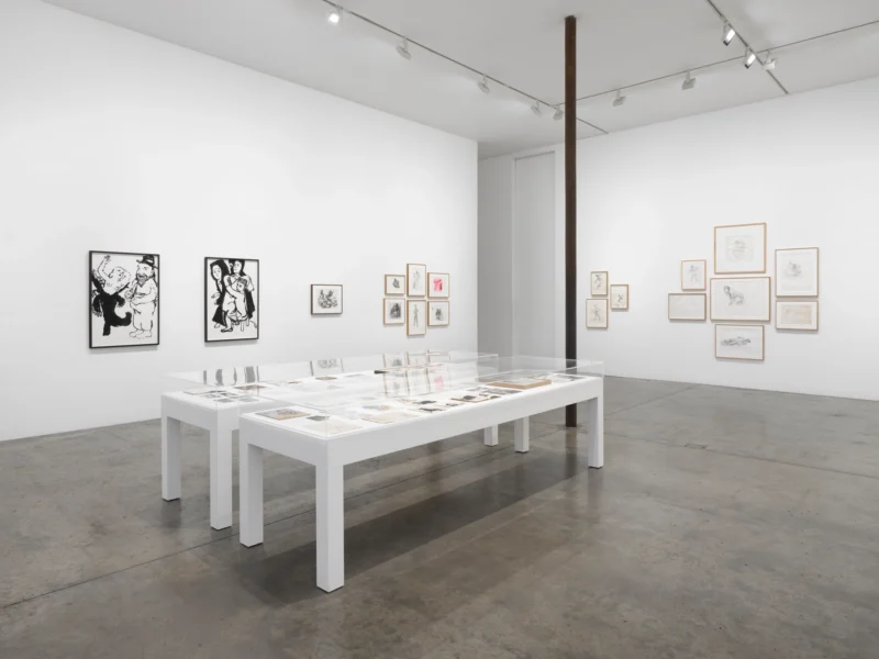 Installation shot from Paula Rego: Story Line, @ Victoria Miro