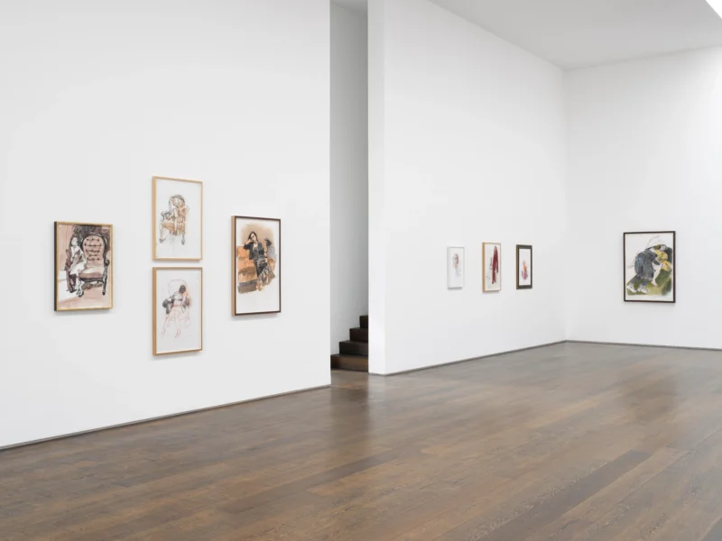 Installation shot from Paula Rego: Story Line, @ Victoria Miro