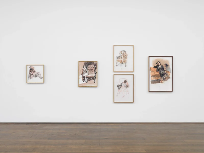 Installation shot from Paula Rego: Story Line, @ Victoria Miro