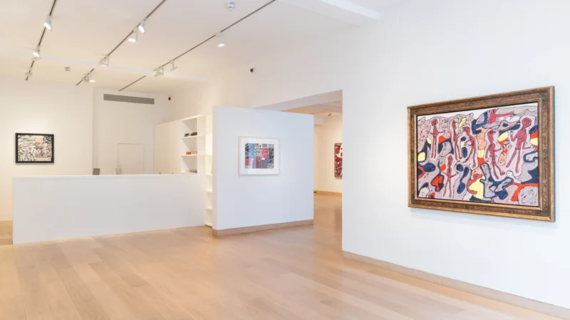 Installation shot from Jean Dubuffet: The Last 10 Years, @ Waddington Custot