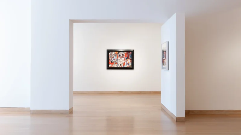 Installation shot from Jean Dubuffet: The Last 10 Years, @ Waddington Custot