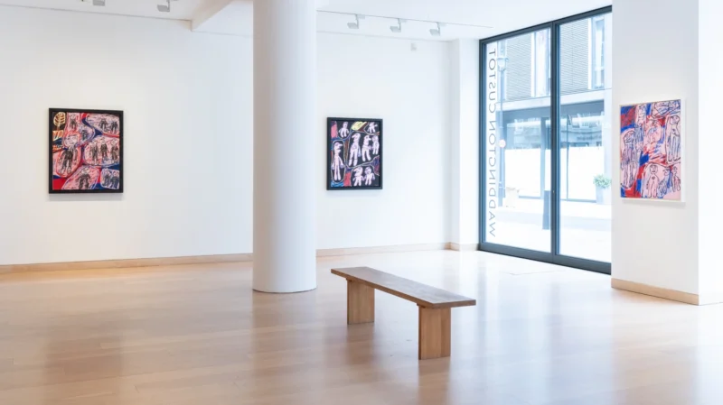 Installation shot from Jean Dubuffet: The Last 10 Years, @ Waddington Custot