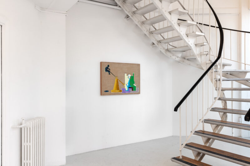 Installation shot from Mirak Jamal: A Guest Is A Blessing, @ Rose Easton