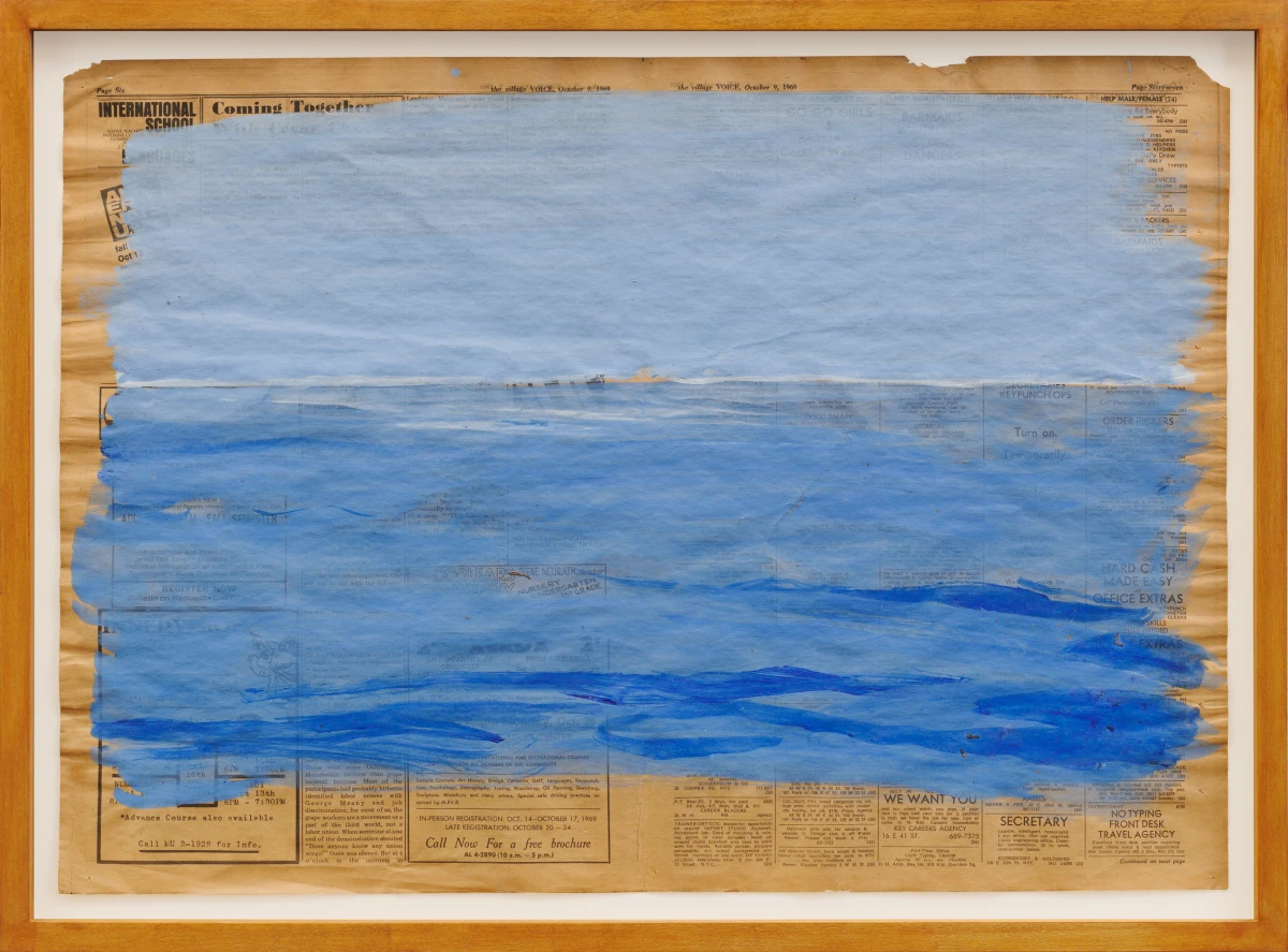 Paul Thek, Untitled (Blue Seascape), 1969