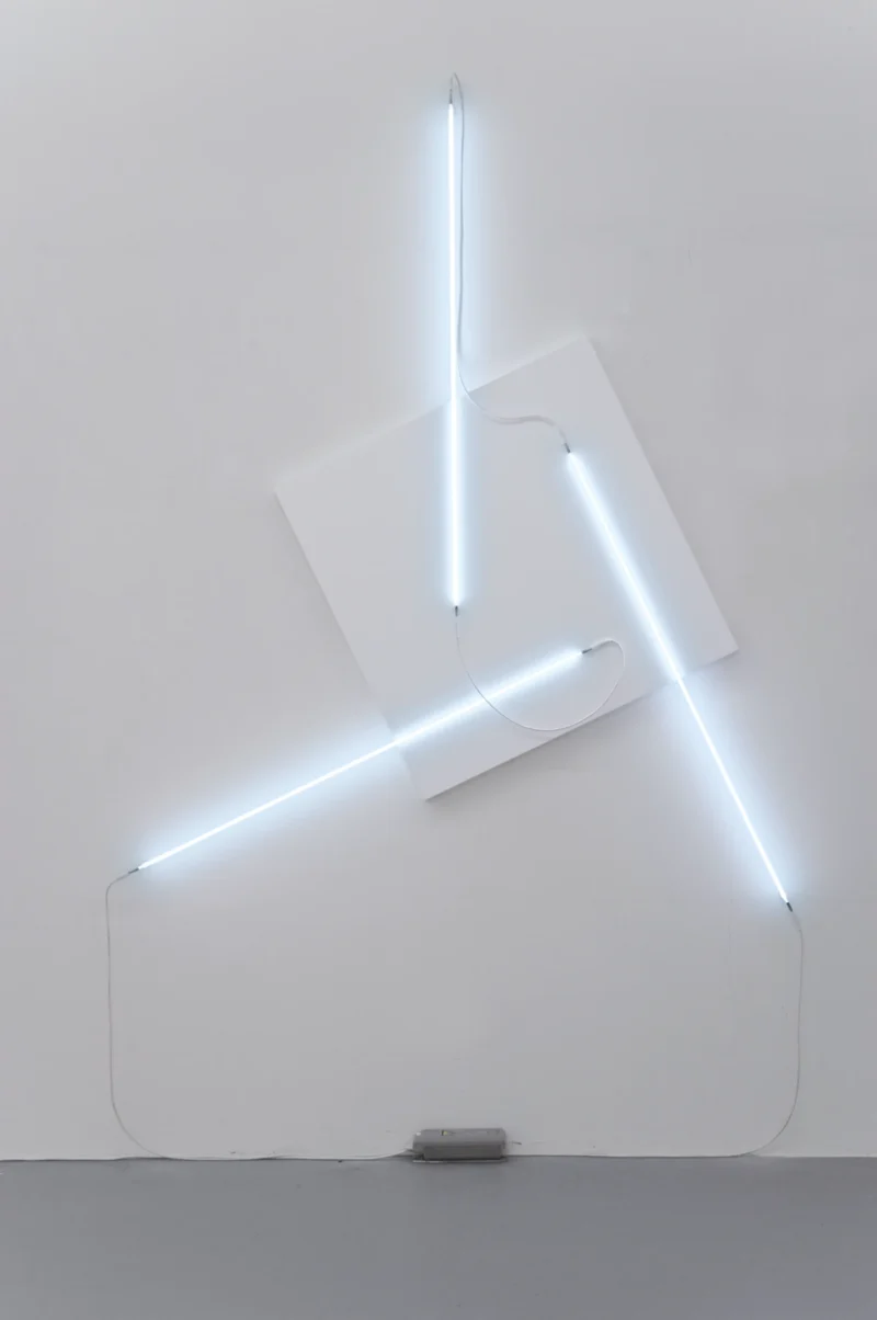 François Morellet, Néons 3 D: 65°, 90°, 25°, 2015