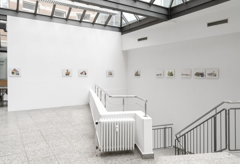 Installation shot from Robin Stretz: Provincials, @ Galerie Bärbel Grässlin