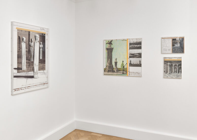 Installation shot from Christo, @ Gagosian