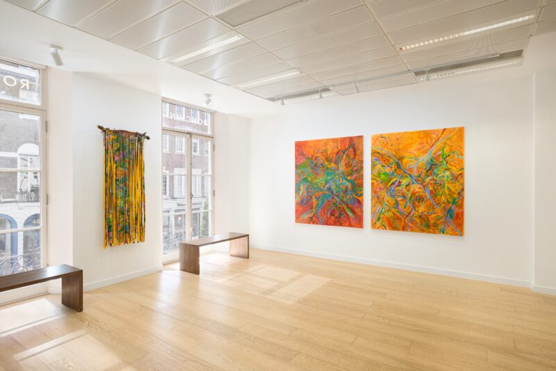 Installation shot from Shara Mays: Runaway, @ Ronchini
