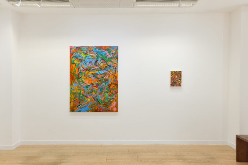 Installation shot from Shara Mays: Runaway, @ Ronchini