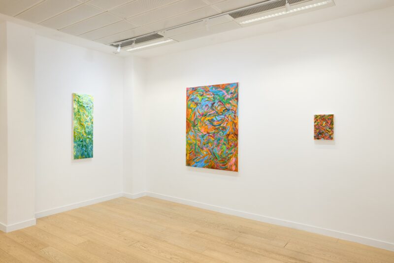 Installation shot from Shara Mays: Runaway, @ Ronchini