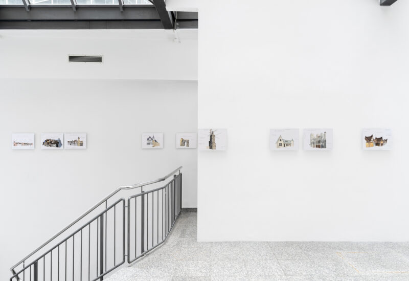 Installation shot from Robin Stretz: Provincials, @ Galerie Bärbel Grässlin