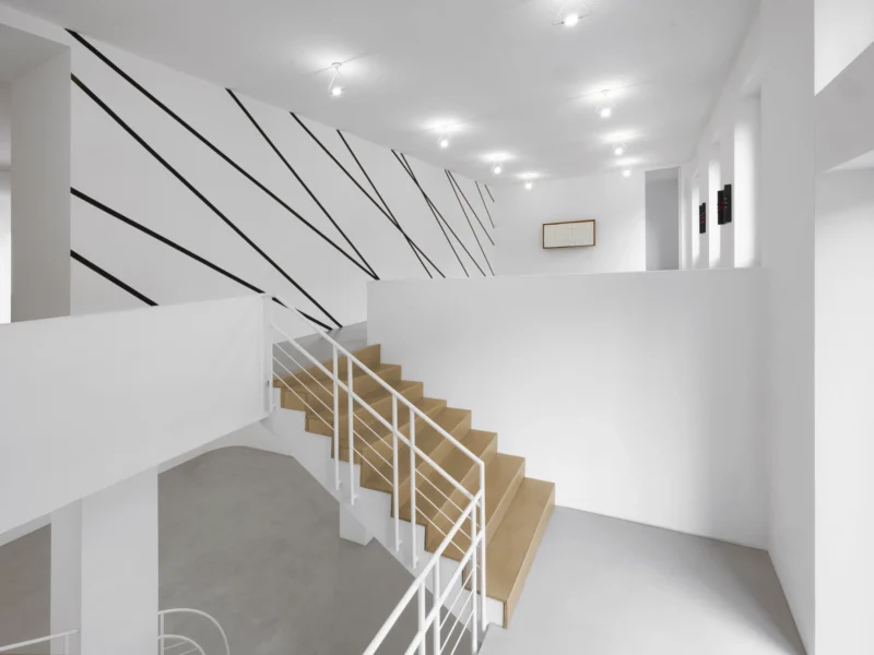 Installation shot from François Morellet | Gianni Colombo, @ A arte Invernizzi