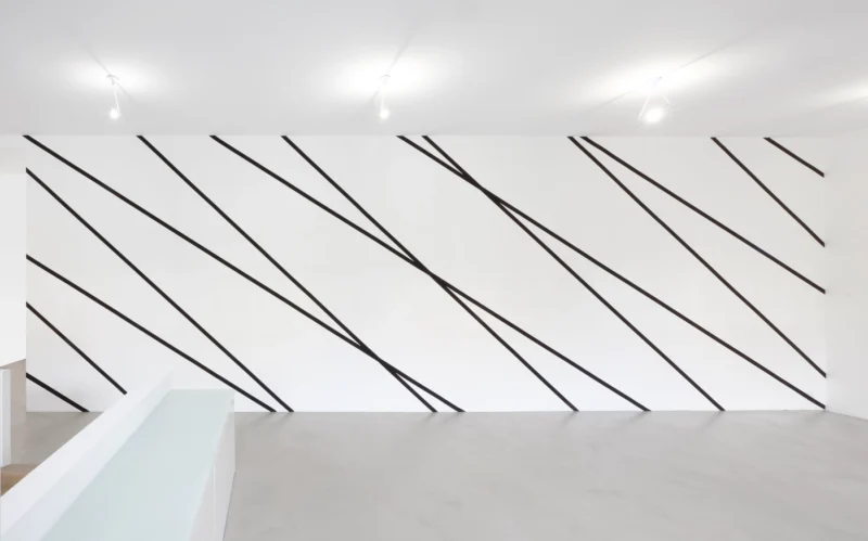 Installation shot from François Morellet | Gianni Colombo, @ A arte Invernizzi