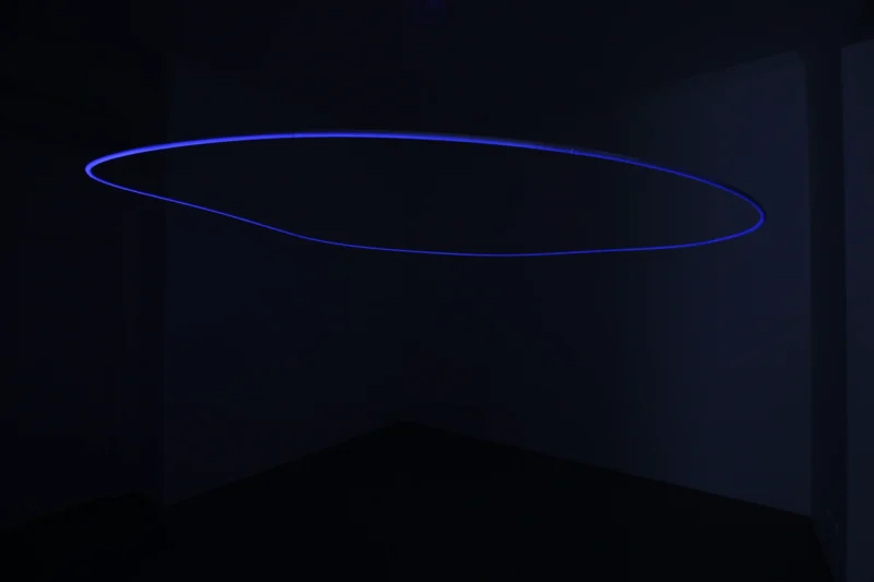 Installation shot from François Morellet | Gianni Colombo, @ A arte Invernizzi