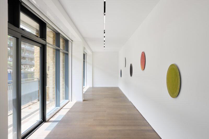 Installation shot from Unyimeabasi Udoh: No Vehicles, @ Alma Pearl