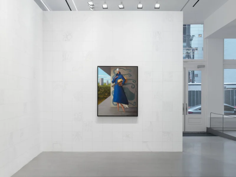 Installation shot from Alejandro Cardenas: ARACHNE, @ Almine Rech