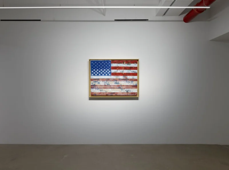 Installation shot from Vaughn Spann: (All) Americans, @ Almine Rech