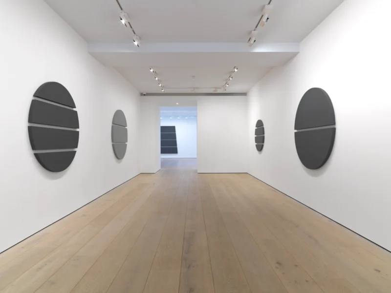 Installation shot from Alan Charlton, @ Annely Juda Fine Art