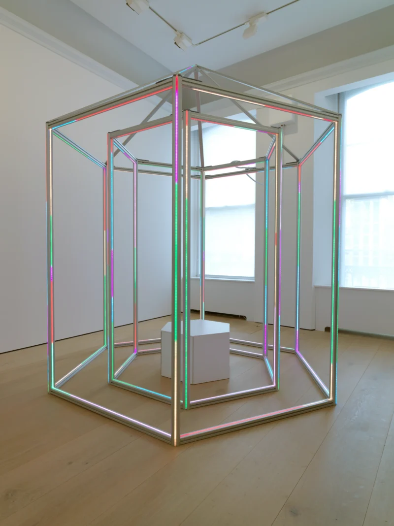 Installation shot from Yuko Shiraishi: Brief Encounter - Gazebo, @ Annely Juda Fine Art