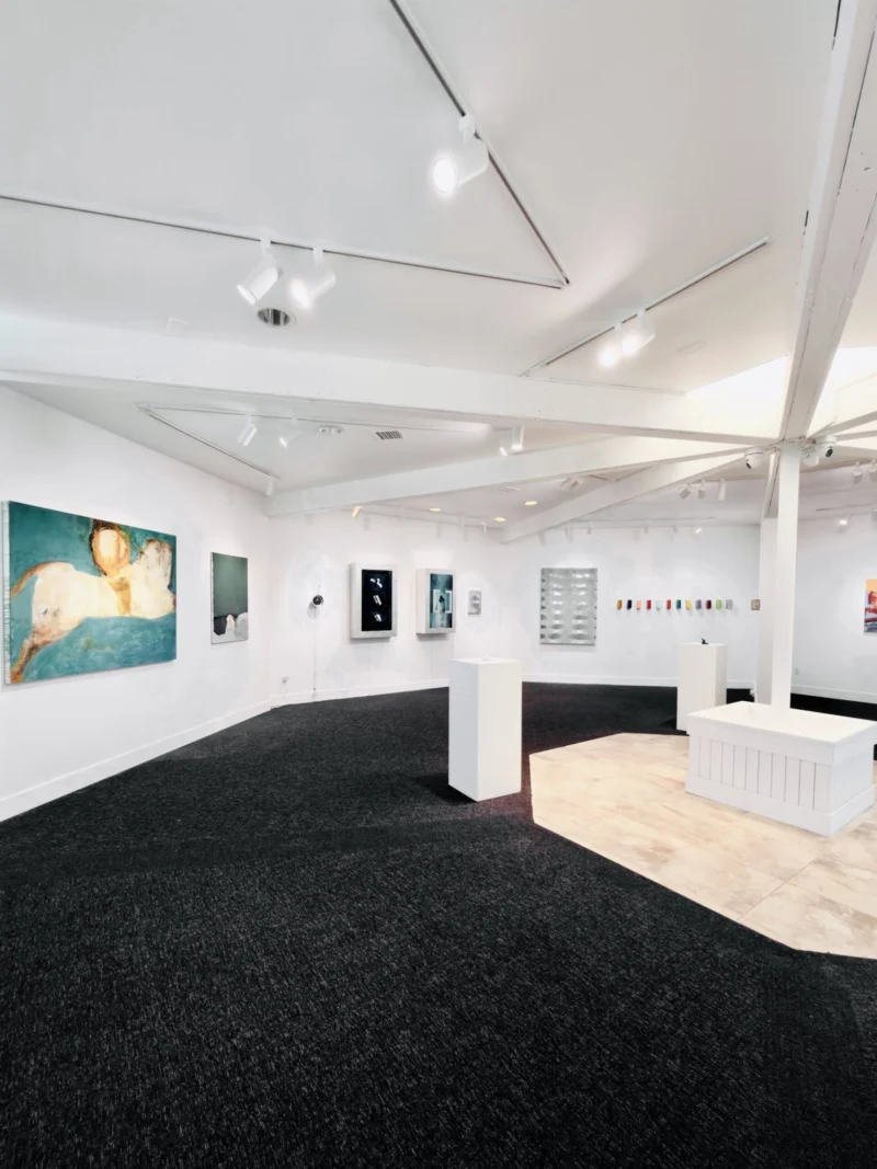 Installation shot from Pupil & Pulse: An East-West Dialogue of Perception Chapter I, @ Bluerider ART