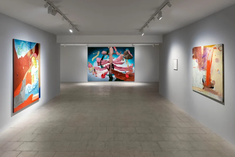 Installation shot from Stefanie Heinze: Your Mouth Comes Second, @ Capitain Petzel