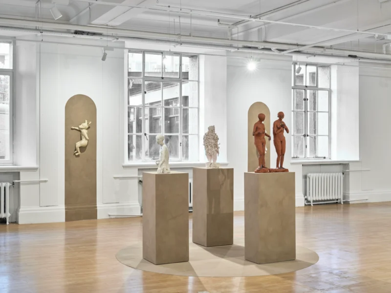 Installation shot from Refigured, @ County Hall Pottery