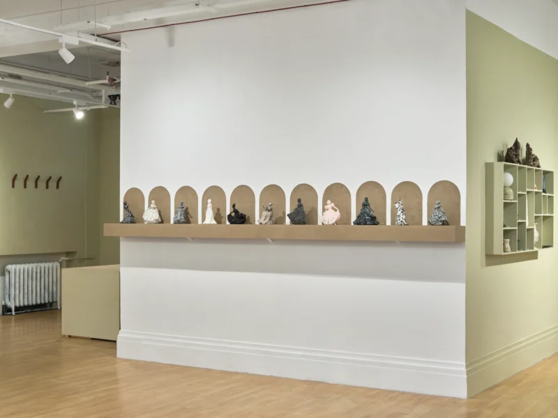 Installation shot from Refigured, @ County Hall Pottery