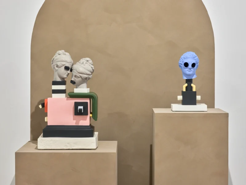 Installation shot from Refigured, @ County Hall Pottery