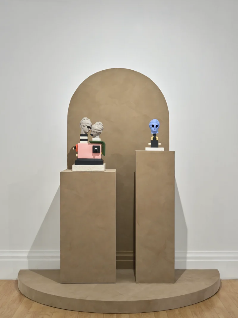 Installation shot from Refigured, @ County Hall Pottery