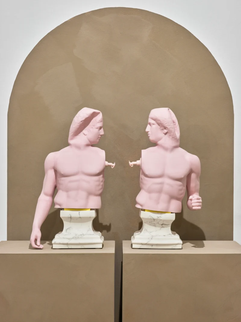 Installation shot from Refigured, @ County Hall Pottery
