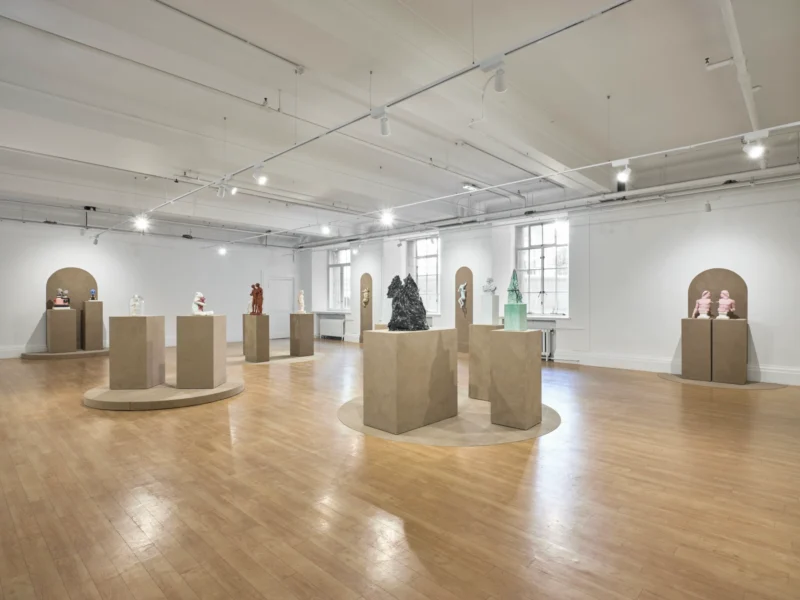 Installation shot from Refigured, @ County Hall Pottery