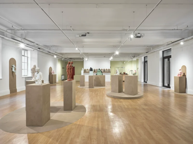 Installation shot from Refigured, @ County Hall Pottery