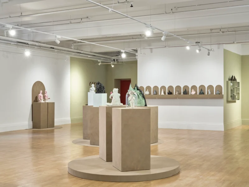 Installation shot from Refigured, @ County Hall Pottery