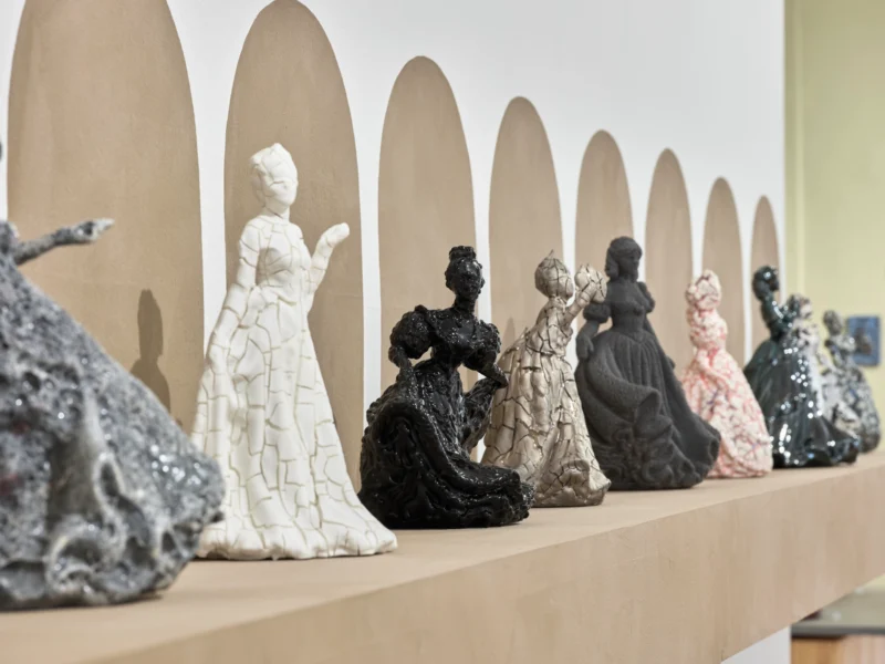 Installation shot from Refigured, @ County Hall Pottery