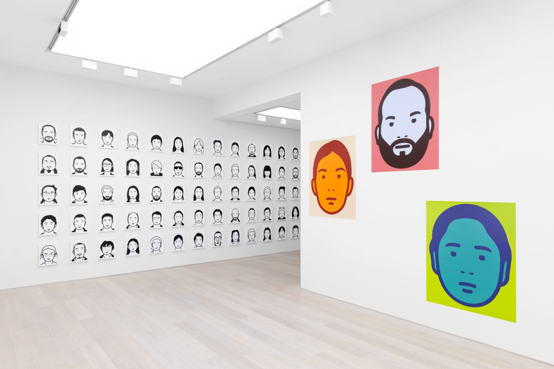 Image for Julian Opie, at Cristea Roberts Gallery
