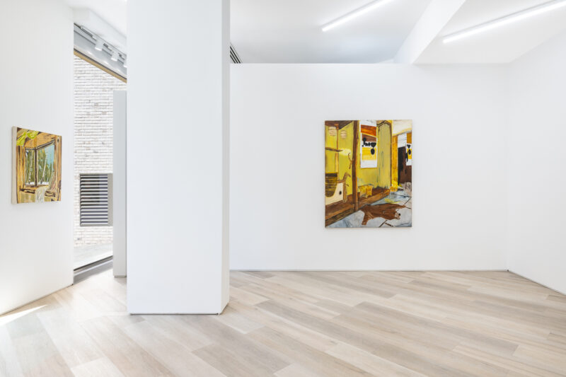 Installation shot from Matthew Cole: Cabin Fever, @ BEERS London