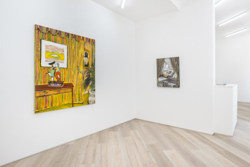 Installation shot from Matthew Cole: Cabin Fever, @ BEERS London