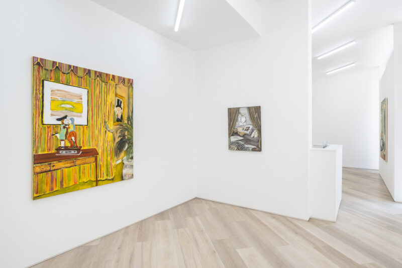 Installation shot from Matthew Cole: Cabin Fever, @ BEERS London