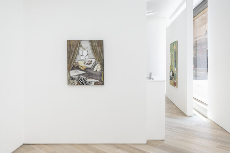 Installation shot from Matthew Cole: Cabin Fever, @ BEERS London