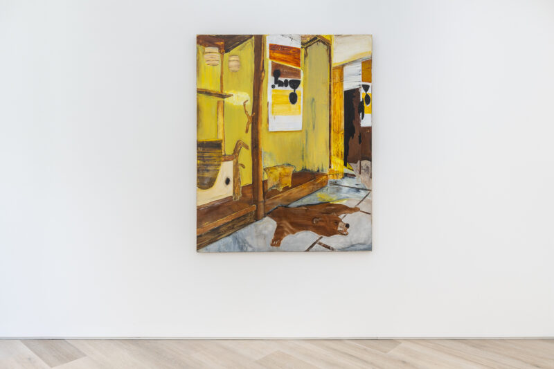 Installation shot from Matthew Cole: Cabin Fever, @ BEERS London