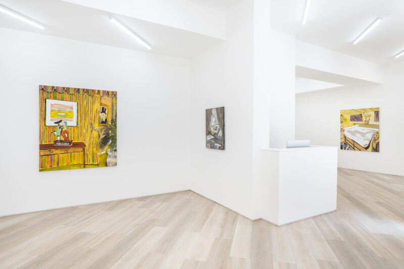 Installation shot from Matthew Cole: Cabin Fever, @ BEERS London