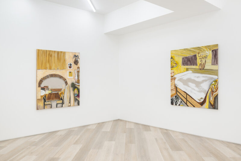 Installation shot from Matthew Cole: Cabin Fever, @ BEERS London