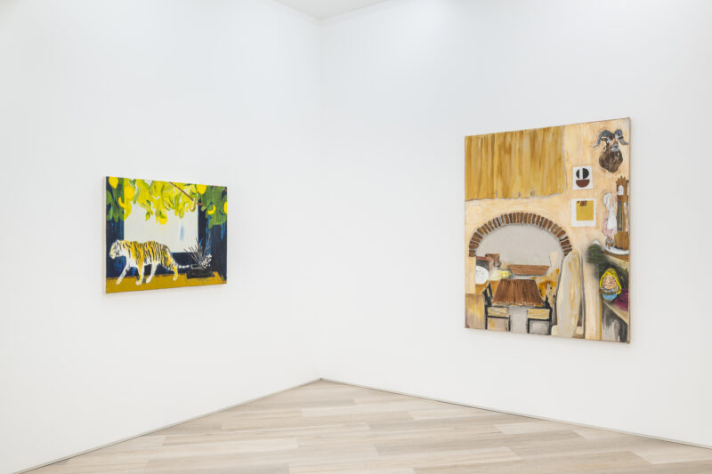 Installation shot from Matthew Cole: Cabin Fever, @ BEERS London