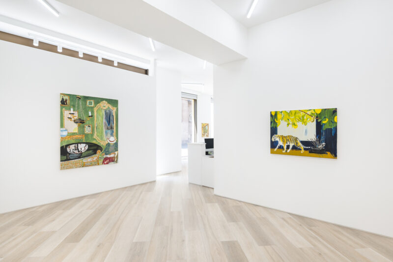 Installation shot from Matthew Cole: Cabin Fever, @ BEERS London