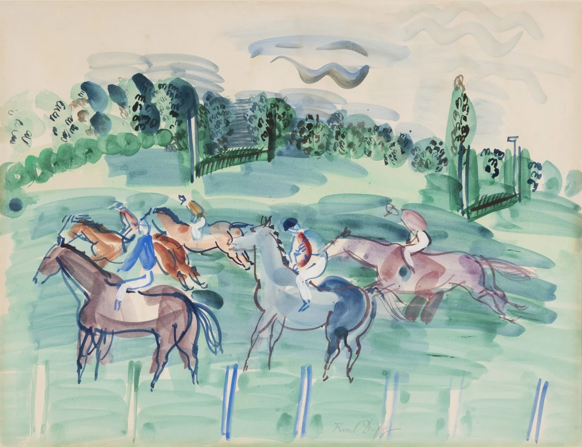 Raoul Dufy, Vers le depart, 1938
