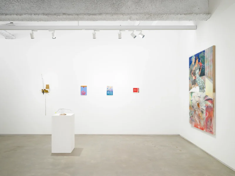 Installation shot from Intellectual Structures: Trigger, Judgment, and Decision, @ Each Modern