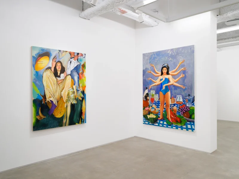 Installation shot from Intellectual Structures: Trigger, Judgment, and Decision, @ Each Modern