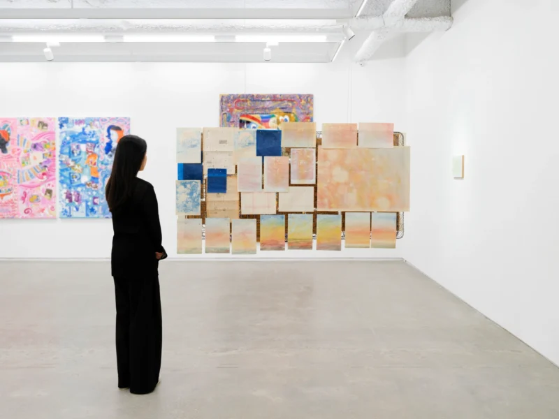 Installation shot from Intellectual Structures: Trigger, Judgment, and Decision, @ Each Modern