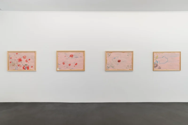 Installation shot from Paul Thek, @ Galerie Buchholz