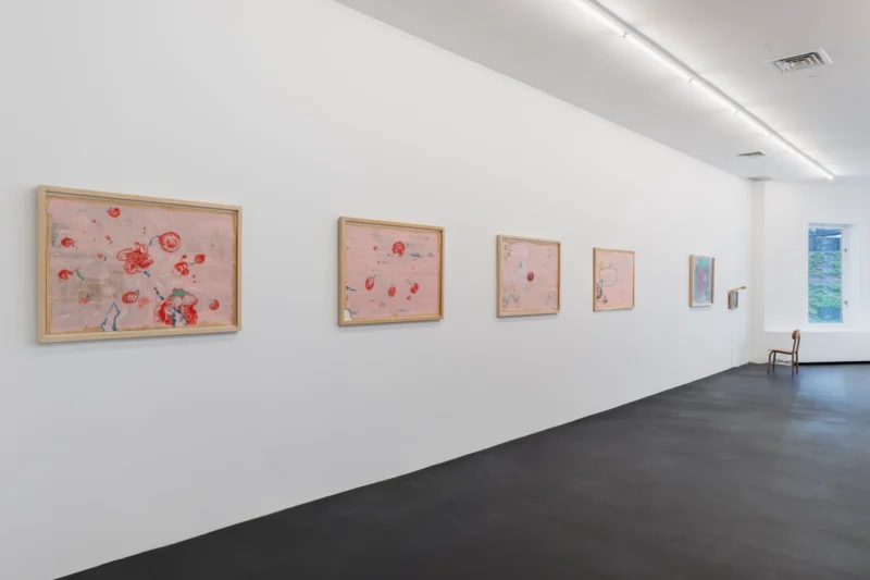 Installation shot from Paul Thek, @ Galerie Buchholz